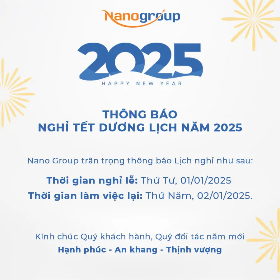 Thông Báo Lịch Nghỉ Tết Dương Lịch 2025 