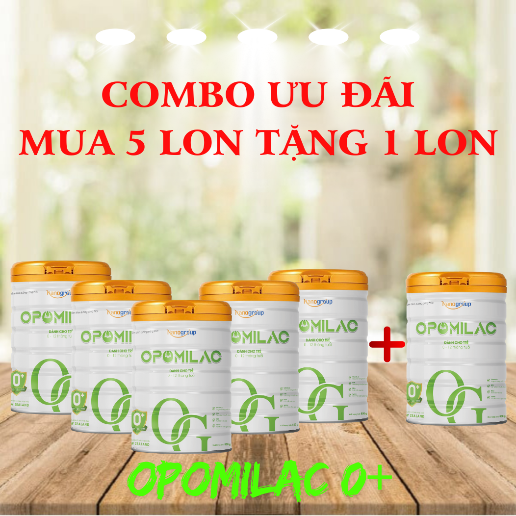 COMBO Sữa trẻ em OPOMILAC 0+ (Từ 0 - 12 tháng tuổi) 