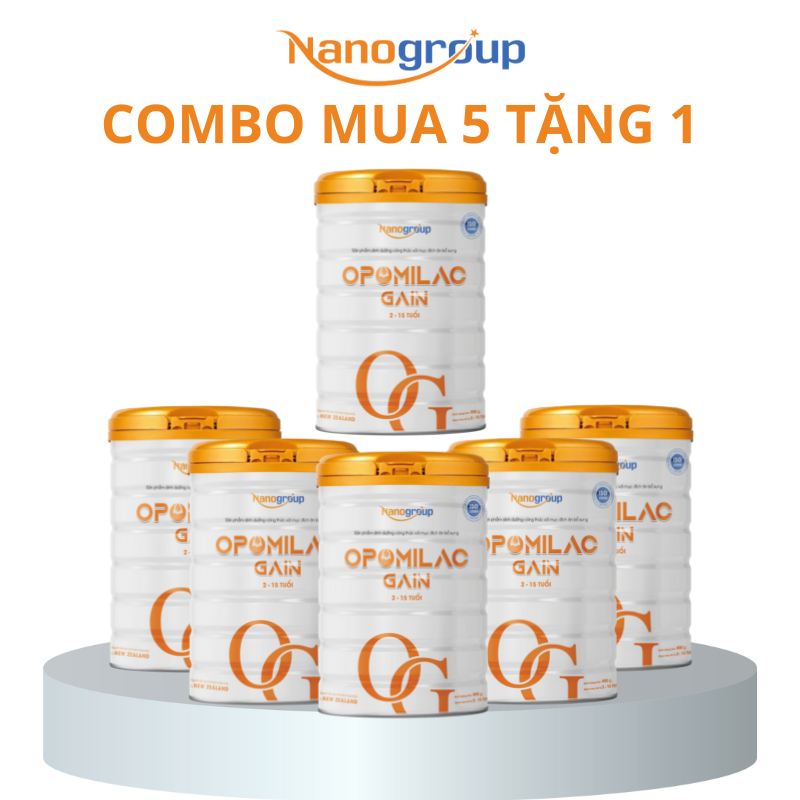 COMBO Sữa trẻ em OPOMILAC GAIN (Từ 2 - 15 tuổi)