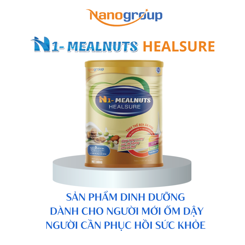 Sữa Hạt N1-MEALNUTS HEALSURE (Phục hồi) Lon 800gr