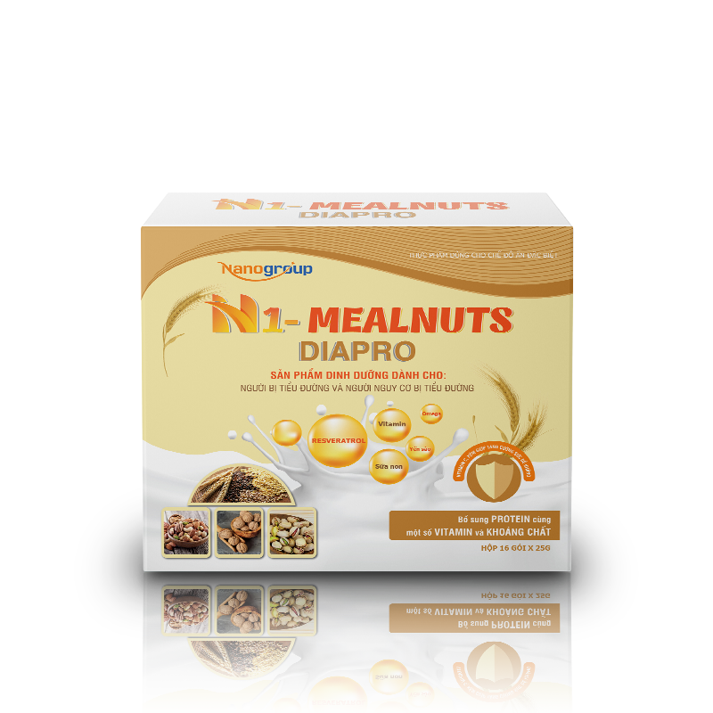 Hộp Giấy N1-MEALNUTS DIAPRO (16gói x 25gr)