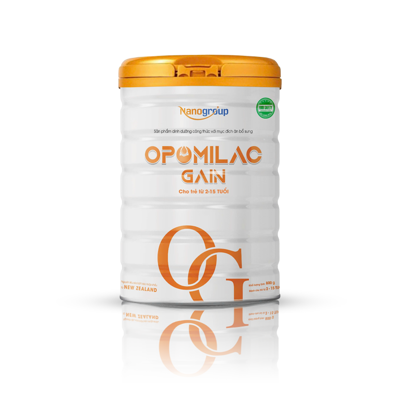 OPOMILAC GAIN (Sữa dành cho bé từ 2 - 15 tuổi)